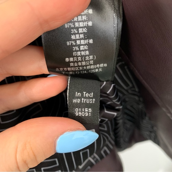 TED BAKER LONDON Leather Jacket - Picture 14 of 15